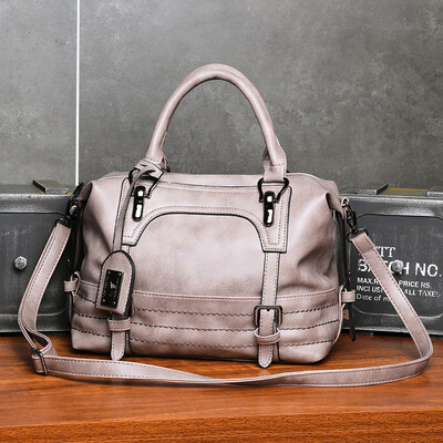 Augstas kvalitātes sieviešu augšējā roktura kurjera somas Luksusa sieviešu rokassomas PU ādas sieviešu Bostonas plecu somas