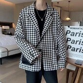 Proljeće jesen Novi modni blejzeri dugih rukava s krojenim ovratnikom Ženski High Street ležerni gumb s tiskanim gumbima Y2K kardigan za sve vrste