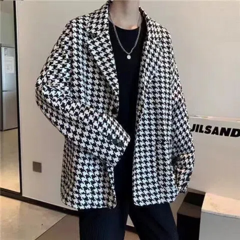 Proljeće jesen Novi modni blejzeri dugih rukava s krojenim ovratnikom Ženski High Street ležerni gumb s tiskanim gumbima Y2K kardigan za sve vrste