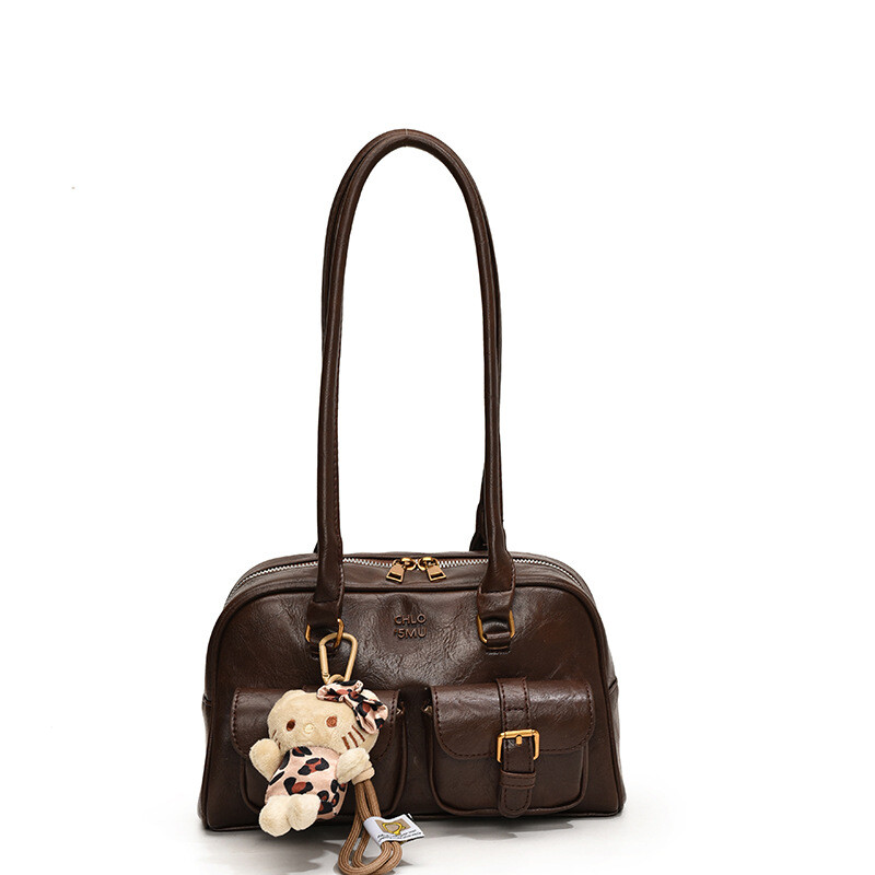 2025. g. sieviešu retro Bostonas soma piepilsētas rokassomiņa New South Wind Chio2nd Samba ikdienas spilvensoma Modes tendences sieviešu soma