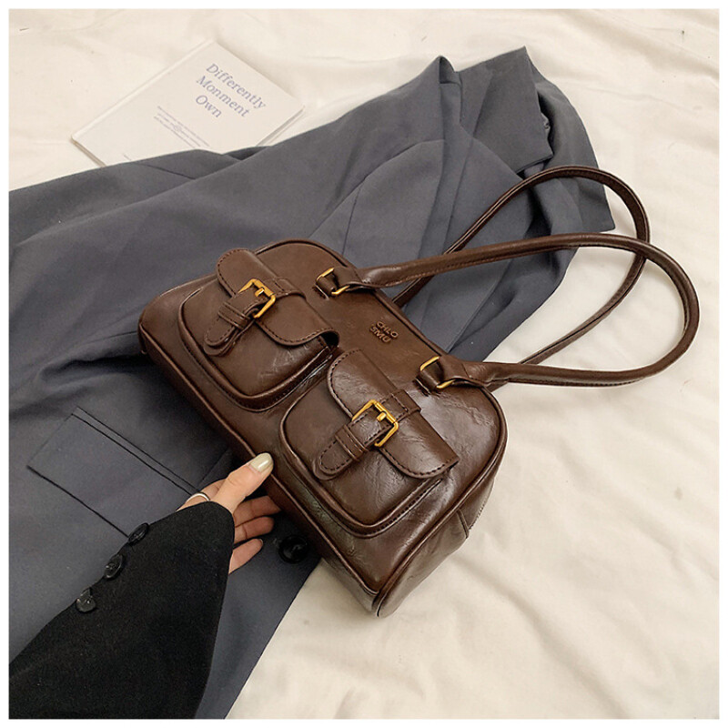 2025. g. sieviešu retro Bostonas soma piepilsētas rokassomiņa New South Wind Chio2nd Samba ikdienas spilvensoma Modes tendences sieviešu soma