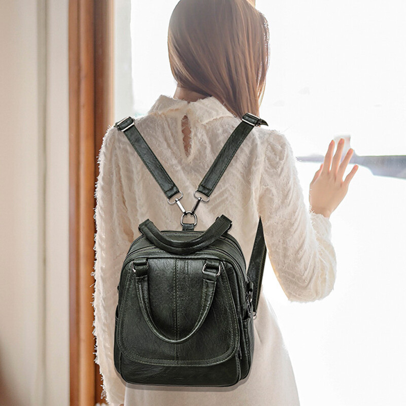 Luksusa dizaineru mugursoma sievietēm Modes pretaizdzīšanas ceļojumu soma Augstas kvalitātes sieviešu rokassoma Ikdienas Lides plecu somas Sac