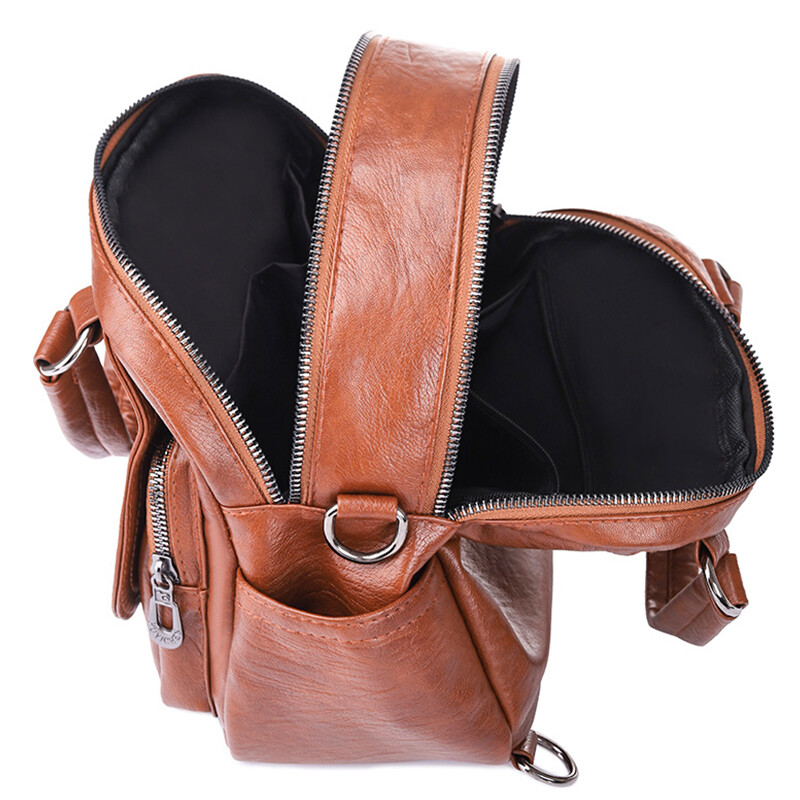 Luksusa dizaineru mugursoma sievietēm Modes pretaizdzīšanas ceļojumu soma Augstas kvalitātes sieviešu rokassoma Ikdienas Lides plecu somas Sac