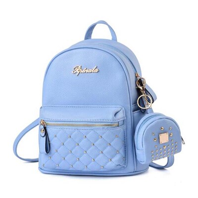 Modes Luksusa Kniedes dizains Augstas kvalitātes Pu ādas mugursoma sievietēm Ikdienas dubultās plecu somas Sieviešu āra ceļojumu somas bagāžnieki