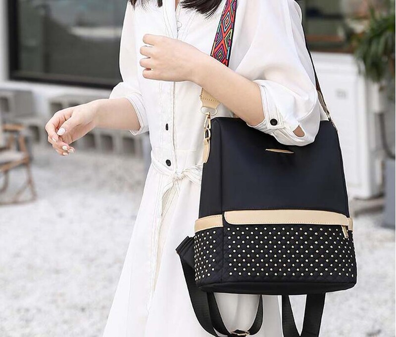 Karštas išpardavimas Naujos mados vandeniui atspari Oksfordo kuprinė moterims nuo vagysčių pečių krepšiai mokyklinė didelės talpos kelioninė kuprinė