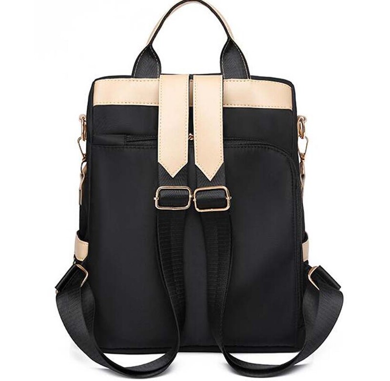 Karštas išpardavimas Naujos mados vandeniui atspari Oksfordo kuprinė moterims nuo vagysčių pečių krepšiai mokyklinė didelės talpos kelioninė kuprinė