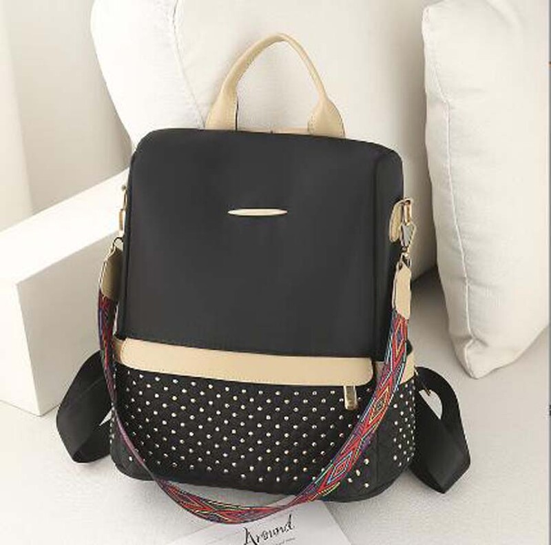 Karštas išpardavimas Naujos mados vandeniui atspari Oksfordo kuprinė moterims nuo vagysčių pečių krepšiai mokyklinė didelės talpos kelioninė kuprinė