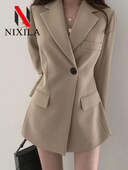 Jesen Zima Ženske jakne Slim Fit Modno odijelo Jakne dugih rukava Ležerni kaputi za uredske dame Modni gornji dijelovi Ženska odjeća