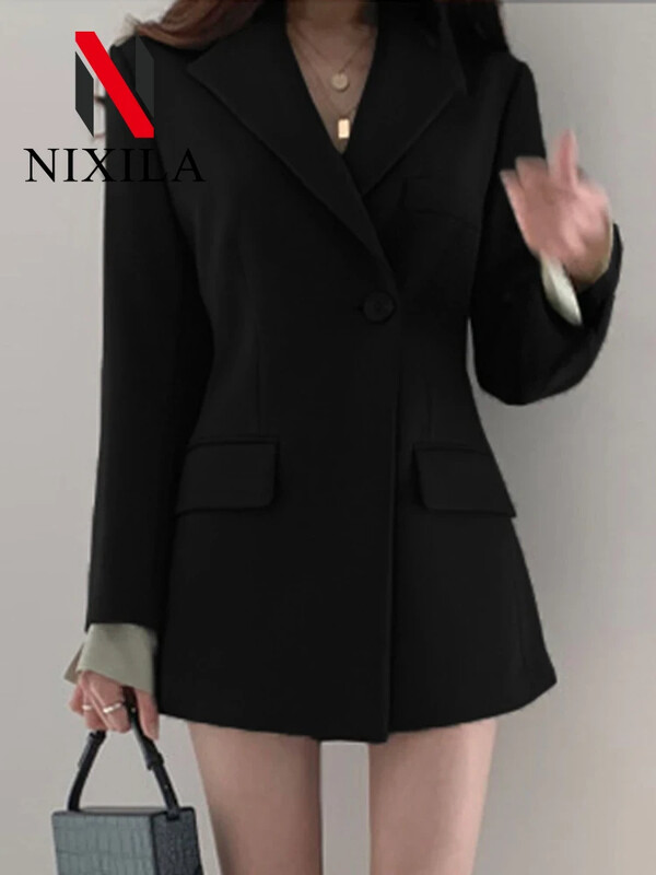 Jesen Zima Ženske jakne Slim Fit Modno odijelo Jakne dugih rukava Ležerni kaputi za uredske dame Modni gornji dijelovi Ženska odjeća