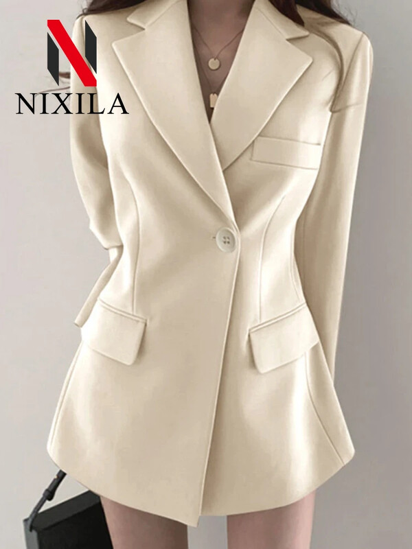 Jesen Zima Ženske jakne Slim Fit Modno odijelo Jakne dugih rukava Ležerni kaputi za uredske dame Modni gornji dijelovi Ženska odjeća