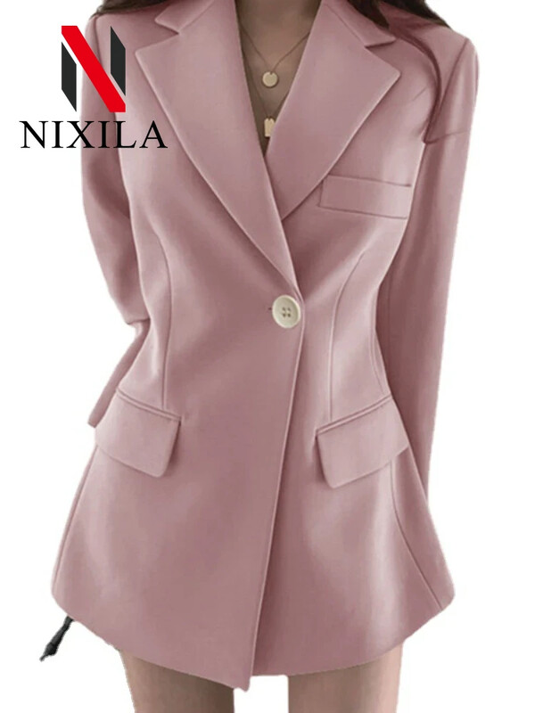 Jesen Zima Ženske jakne Slim Fit Modno odijelo Jakne dugih rukava Ležerni kaputi za uredske dame Modni gornji dijelovi Ženska odjeća