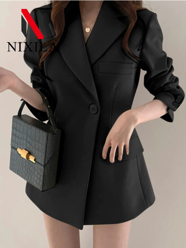 Jesen Zima Ženske jakne Slim Fit Modno odijelo Jakne dugih rukava Ležerni kaputi za uredske dame Modni gornji dijelovi Ženska odjeća