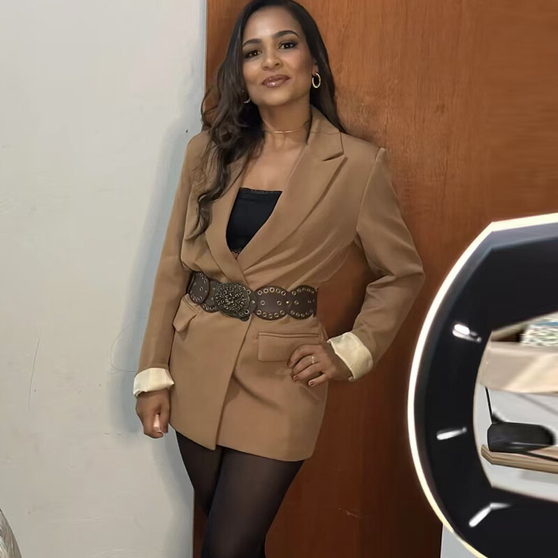 TRAF sako ženski crni bež kaki plavozeleni sivi Ženski kaput Modna uredska odjeća Ženski sakoi Jakna Gornja odjeća 2024.