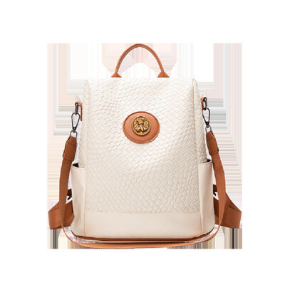 Rucsacuri de călătorie antifurt noi, de mare capacitate, pentru femei, genți de umăr la modă din piele moale de înaltă calitate.