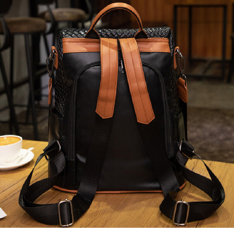 Rucsacuri de călătorie antifurt noi, de mare capacitate, pentru femei, genți de umăr la modă din piele moale de înaltă calitate.