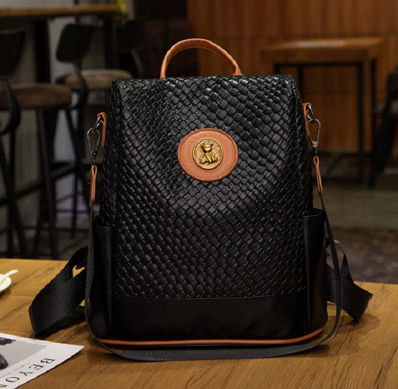 Rucsacuri de călătorie antifurt noi, de mare capacitate, pentru femei, genți de umăr la modă din piele moale de înaltă calitate.