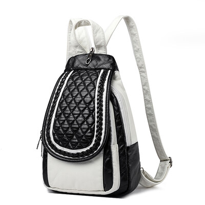 Rucsacuri din piele moale de modă pentru femei, geantă de umăr de lux pentru femei, rucsac de călătorie pentru cumpărături, rucsac portabil ocazional, nou 2023