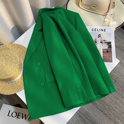 Ležerni uredski ženski sako, modni sako dugih rukava za 2024., sako, sako, ženski gornji dio, kaput, jesen-zima