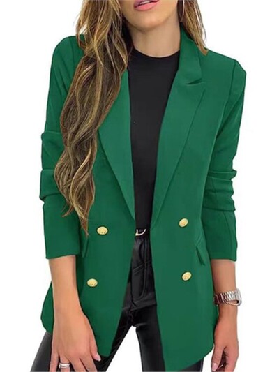 Blazere ocazionale largi pentru femei 2024 la modă îmbrăcăminte exterioară cu mânecă lungă, primăvară, toamnă, haine pentru femei