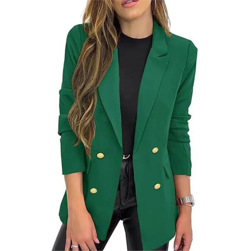 Blazere ocazionale largi pentru femei 2024 la modă îmbrăcăminte exterioară cu mânecă lungă, primăvară, toamnă, haine pentru femei