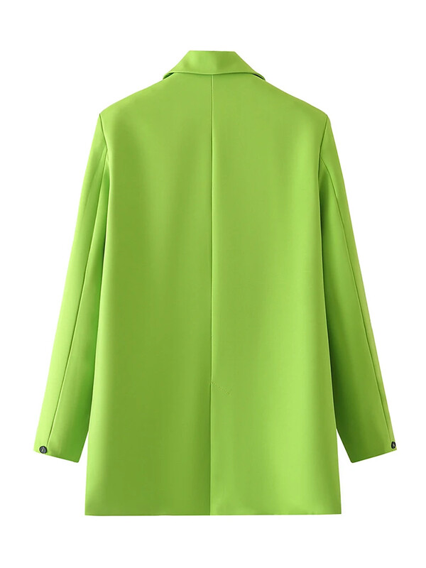 Fitshinling Fashion Casual Elegant Blazere pentru femei Îmbrăcăminte Nou în Butoane Blazer subțire Solid Jachetă toamnă iarnă Topuri pentru femei