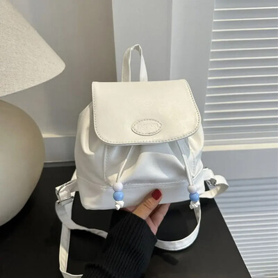 Modni ručni ruksak od PU kože, retro mekani patentni zatvarač, školske torbe za djevojčice Slatka mala ruksak, torba na rame