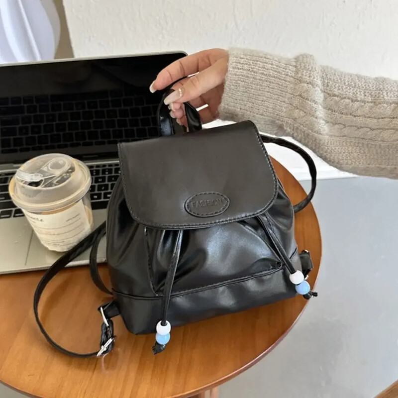 Modni ručni ruksak od PU kože, retro mekani patentni zatvarač, školske torbe za djevojčice Slatka mala ruksak, torba na rame