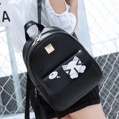 Maza melna mugursoma Mini mugursoma sievietēm no ādas plecu