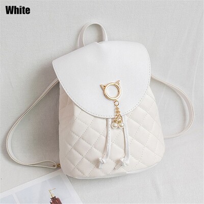 Mini rucsac de modă pentru femei din piele PU drăguți copii rucsacuri mici cu șnur Genți casual pentru studenți