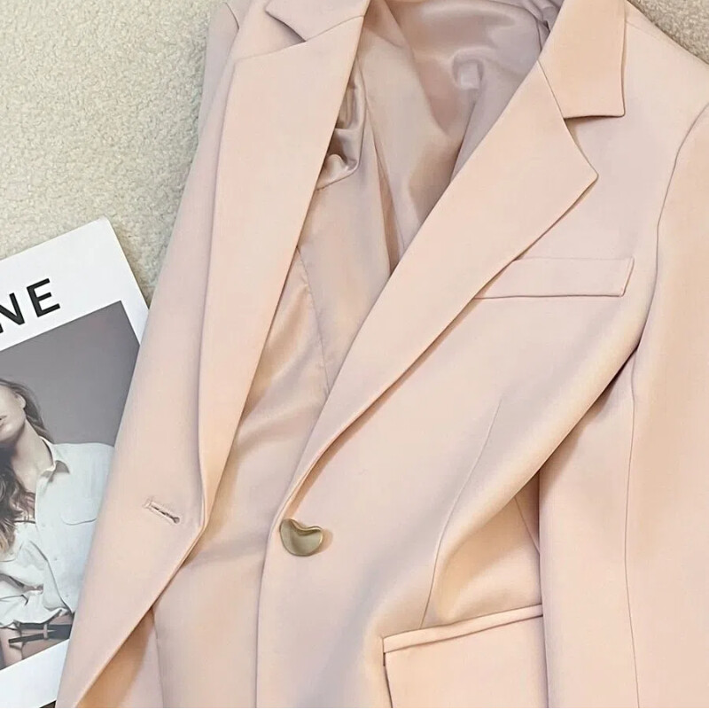 Guler răsturnat Culoare uni Cardigan cu mânecă lungă pentru femei cu nasturi Cămașă Paltoane Formal Casual Primăvară Toamnă Blazer Costume Topuri