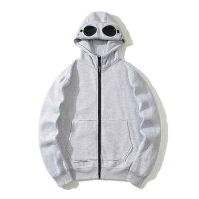 Ochelari de toamnă și iarnă, pălărie, cardigan hip-hop, fermoar și fleece, hanorac cu glugă, jachetă caldă în aer liber, unisex