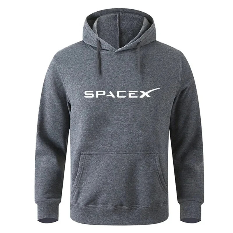 Space X Hoodie s printom Space Travel Muška i ženska vunena sportska obuz pamučna majica s kapuljačom Muški hip hop pulover Modna ulična odjeća
