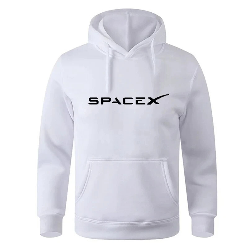 Space X Hoodie s printom Space Travel Muška i ženska vunena sportska obuz pamučna majica s kapuljačom Muški hip hop pulover Modna ulična odjeća