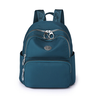 Sieviešu ūdensnecaurlaidīgas neilona mazas ceļojumu mugursomas Modes skolas somas pusaudžu meitenēm Sieviešu dienassoma mini plecu mugursoma