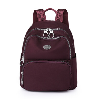 Sieviešu ūdensnecaurlaidīgas neilona mazas ceļojumu mugursomas Modes skolas somas pusaudžu meitenēm Sieviešu dienassoma mini plecu mugursoma