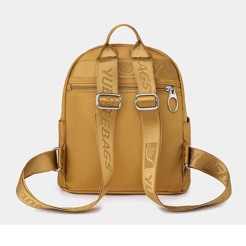 Sieviešu ūdensnecaurlaidīgas neilona mazas ceļojumu mugursomas Modes skolas somas pusaudžu meitenēm Sieviešu dienassoma mini plecu mugursoma