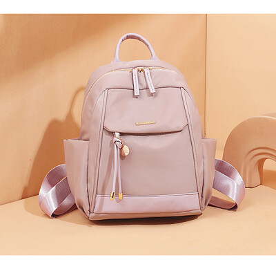 Modni jednobojni ruksak jednostavne teksture, sav temperament starije torbe za jedno rame preko ramena ruksak velikog kapaciteta