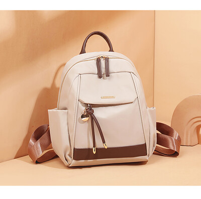 Modni jednobojni ruksak jednostavne teksture, sav temperament starije torbe za jedno rame preko ramena ruksak velikog kapaciteta