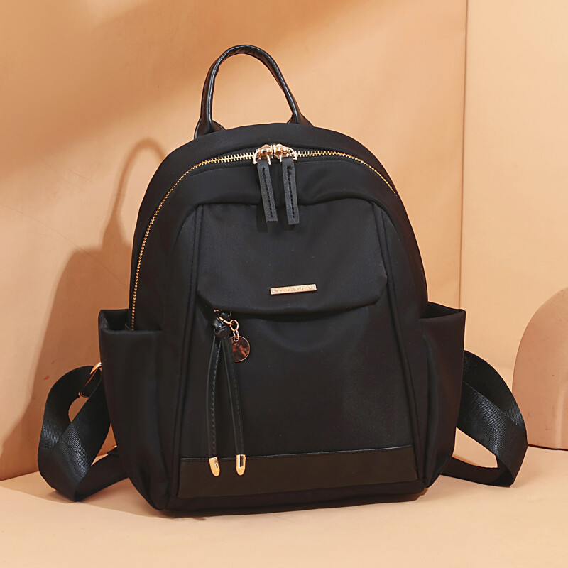 Modni jednobojni ruksak jednostavne teksture, sav temperament starije torbe za jedno rame preko ramena ruksak velikog kapaciteta