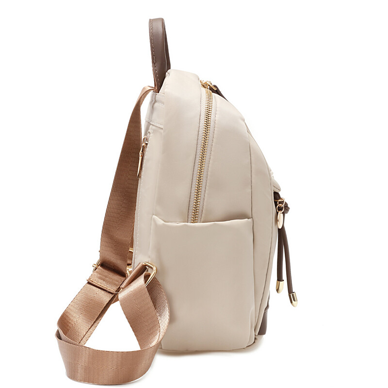 Modni jednobojni ruksak jednostavne teksture, sav temperament starije torbe za jedno rame preko ramena ruksak velikog kapaciteta