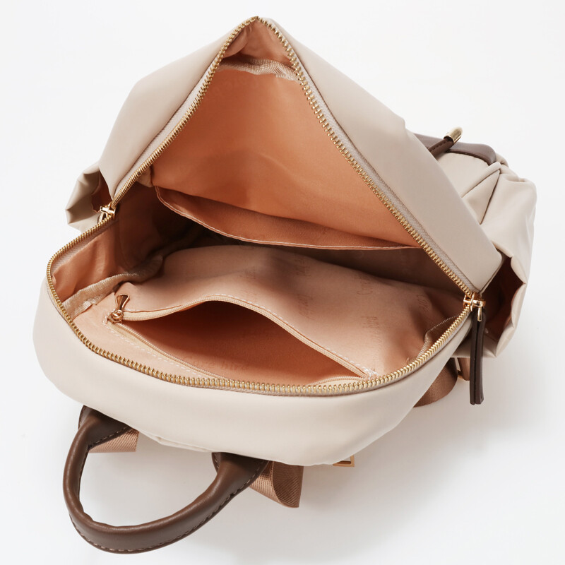 Modni jednobojni ruksak jednostavne teksture, sav temperament starije torbe za jedno rame preko ramena ruksak velikog kapaciteta