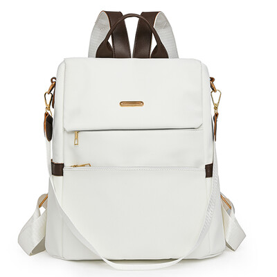 Geantă de școală nouă, antifurt, rucsac pentru femei, geantă de umăr de mare capacitate, versiunea pentru femei, la modă, genți din piele moale din nailon, simple