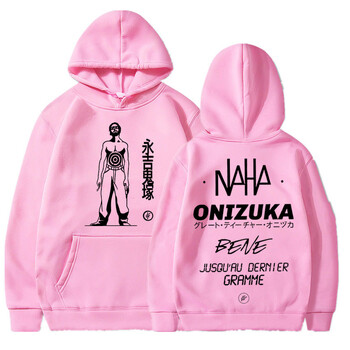 Γαλλικό συγκρότημα ραπ Le Monde Chico άλμπουμ PNL Onizuka Print Hoodie Oversize Hoodies Streetwears Casual Hip Hop Hooded φούτερ