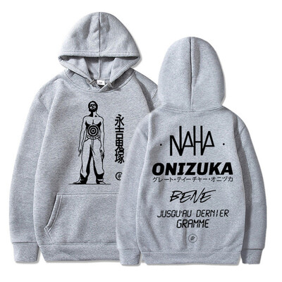 Franču repa grupa Le Monde Chico Albums PNL Onizuka Print Hoodie Oversize Hoodies Ielu apģērbi Ikdienas hiphopa sporta krekli ar kapuci