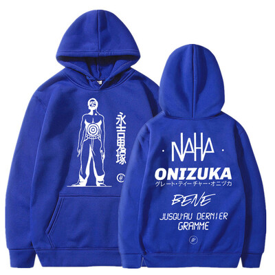 Franču repa grupa Le Monde Chico Albums PNL Onizuka Print Hoodie Oversize Hoodies Ielu apģērbi Ikdienas hiphopa sporta krekli ar kapuci