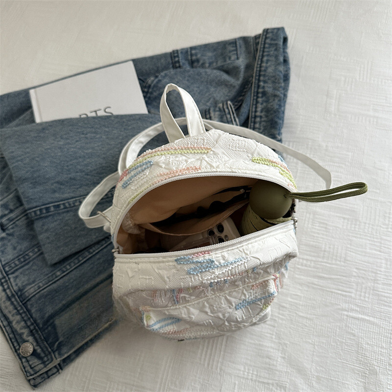 Skaista un moderna meitenes mugursoma, jauka, maza mugursoma, liela ietilpība, mini studentu pavasara mugursoma