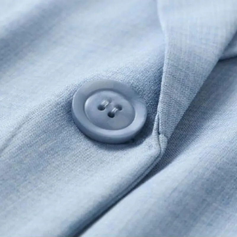 Bej Solid Casual Guler răsturnat Cu un singur buton Manecă trei sferturi Jachetă damă Costum Blazer Jachete scurte Mantocă Moda