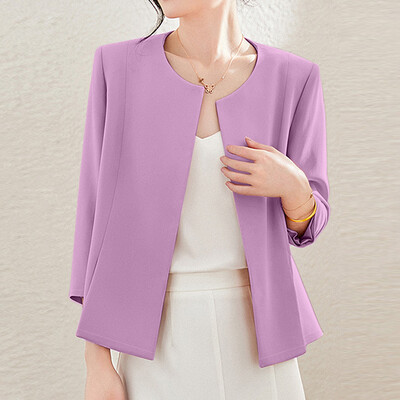 ZANZEA ženski modni kardigan, jesen, elegantna jednobojna bluza, ležerna majica za zabave Ženska majica s dugim rukavima, otvoreni prednji kimoni