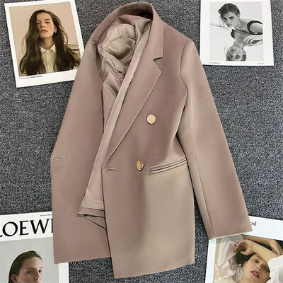 2025. Novi blejzer sako za žene Proljeće Jesen Vrhunski osjećaj Svestrano odijelo Modni i jednostavni gornji dio u više boja za žene