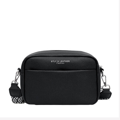 Stilīga ikdienas universāla sieviešu soma, plata plecu siksna, viena plecu soma Crossbody soma, maza kvadrātveida soma